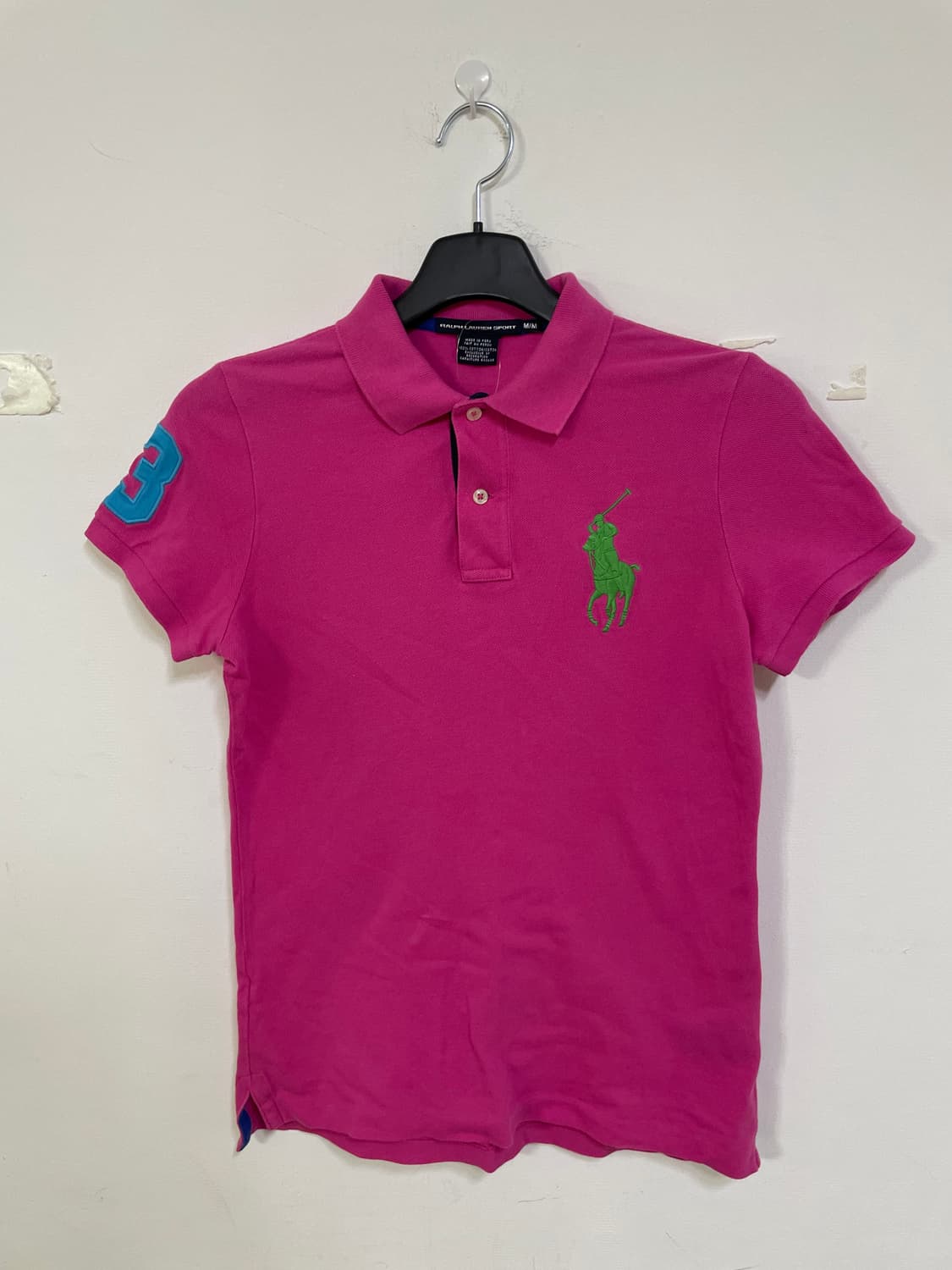 폴로랄프로렌 반팔 카라티 핑크 상품이미지2