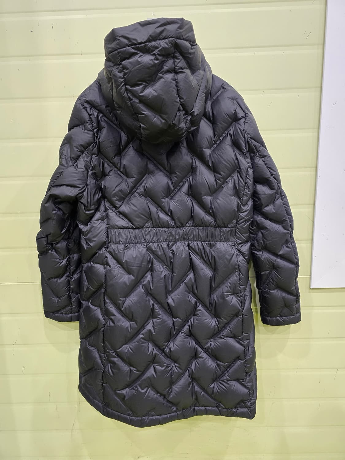 블랙 롱 패딩 점퍼 후드 스타일 상품이미지7