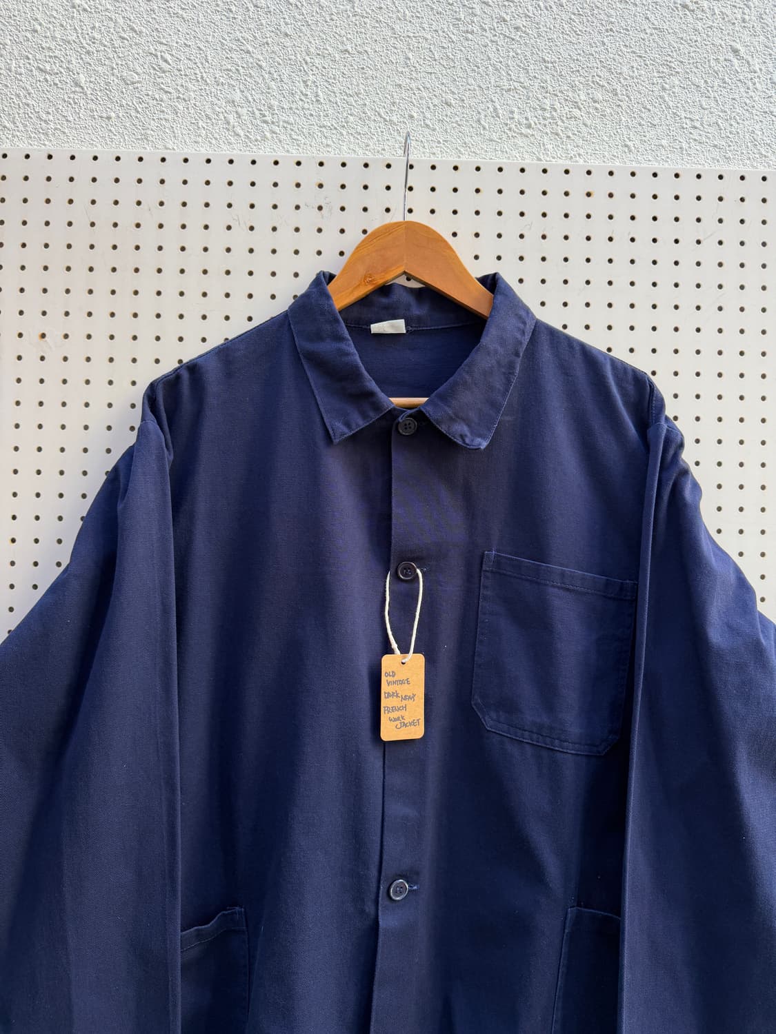 OLD EURO VINTAGE DARK NAVY WORK 프렌치워크자켓 상품이미지7