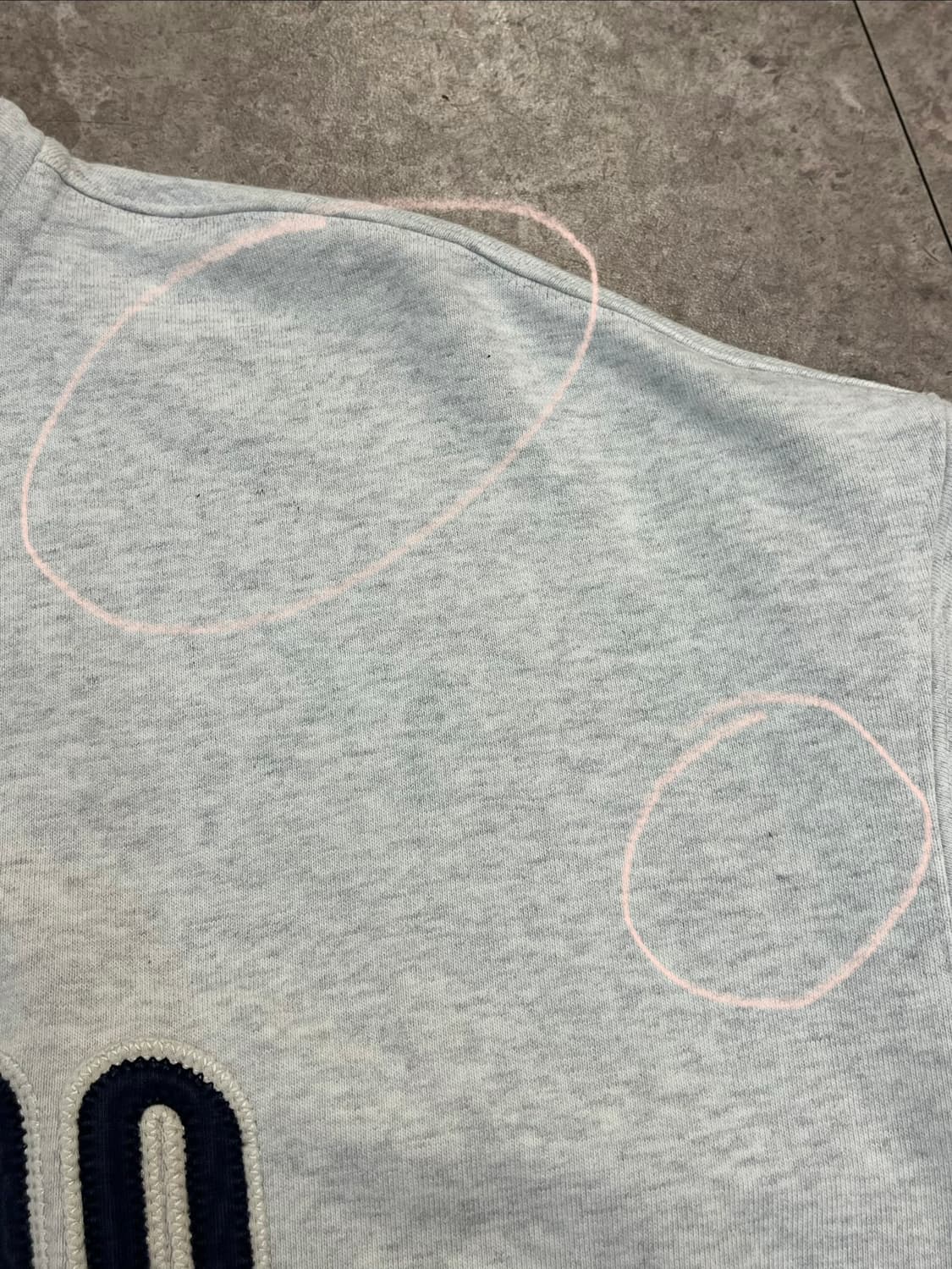 엄브로 반집업 맨투맨 라이트그레이 95 #csz4043 상품이미지6