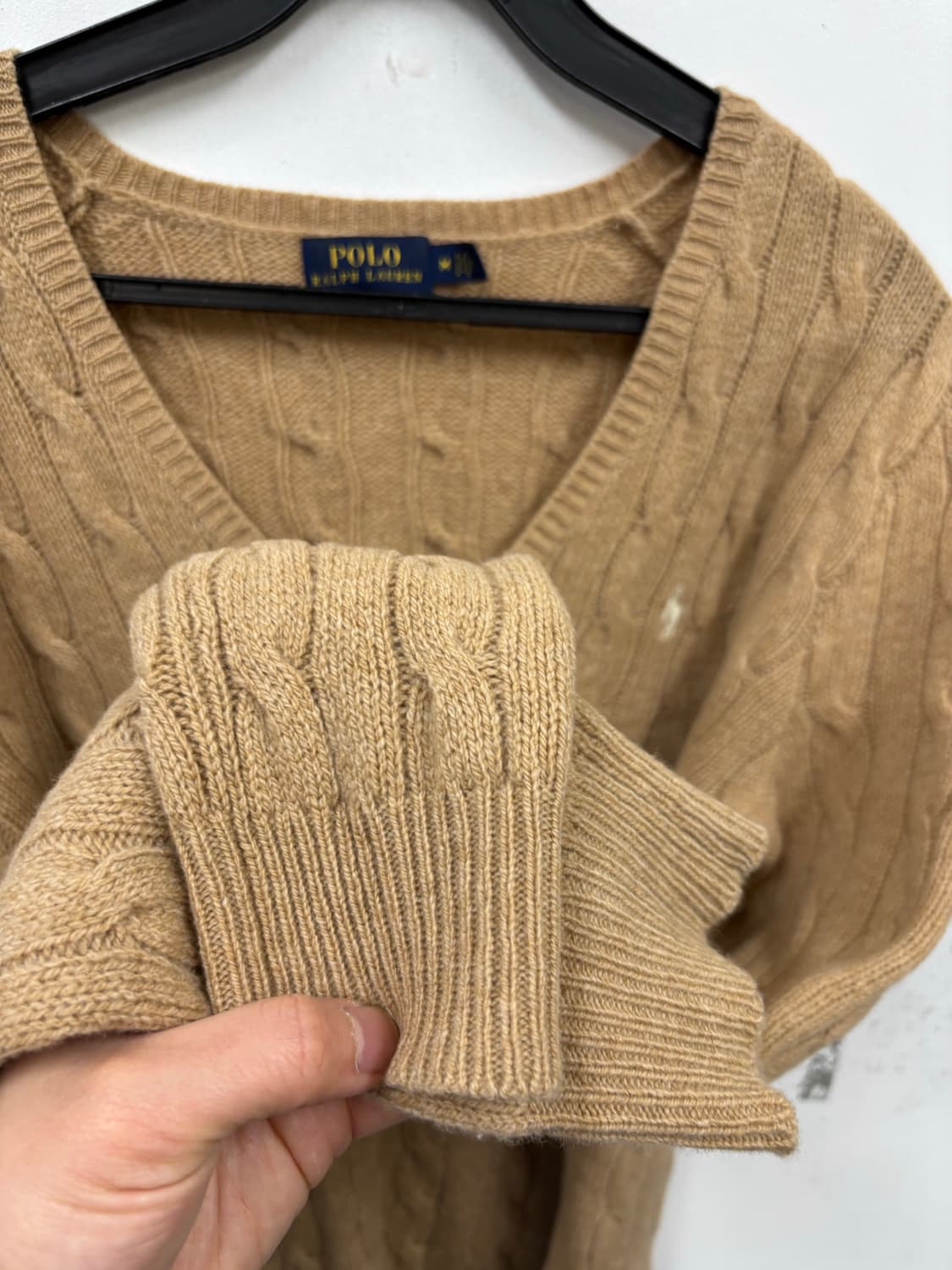 폴로랄프로렌 V넥 울 니트 상품이미지3