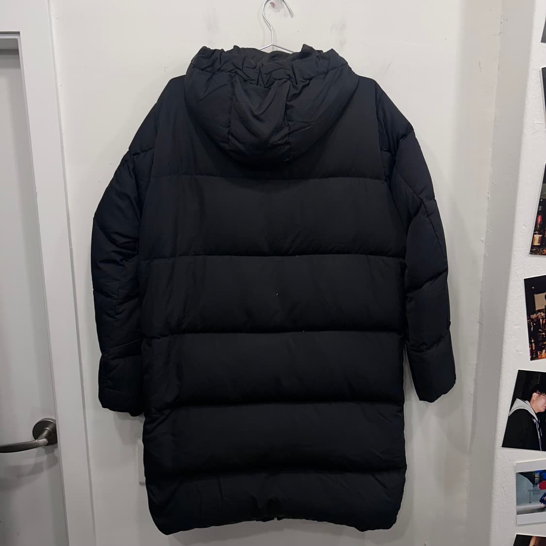 NBA 시카고불스 로고 덕다운 후드 롱패딩 상품이미지5