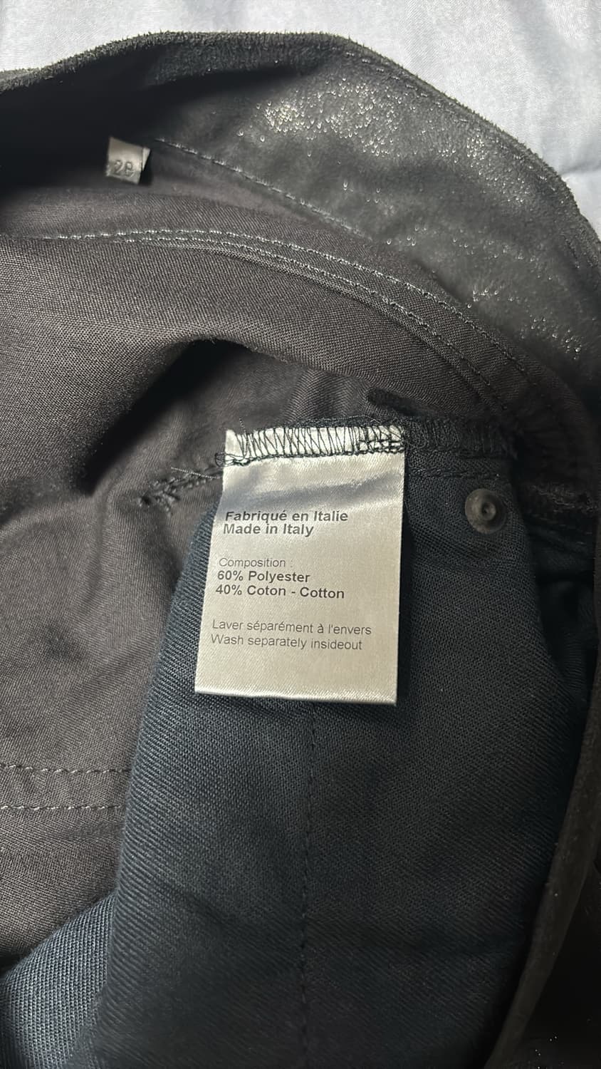 디올옴므 11fw 벨벳 펄 코팅진 28사이즈 상품이미지5