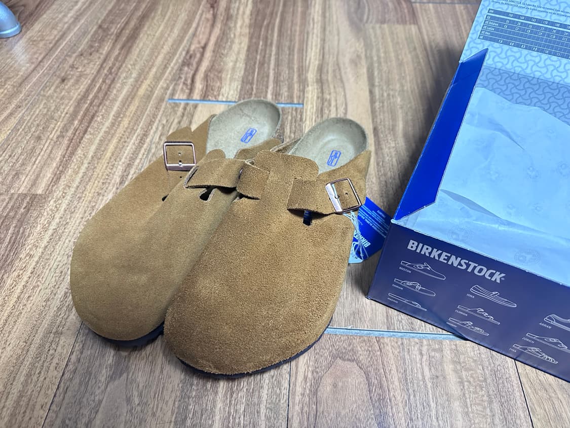 44 285 버켄스탁 보스턴 밍크 소프트 풋베드 레귤러핏 상품이미지1