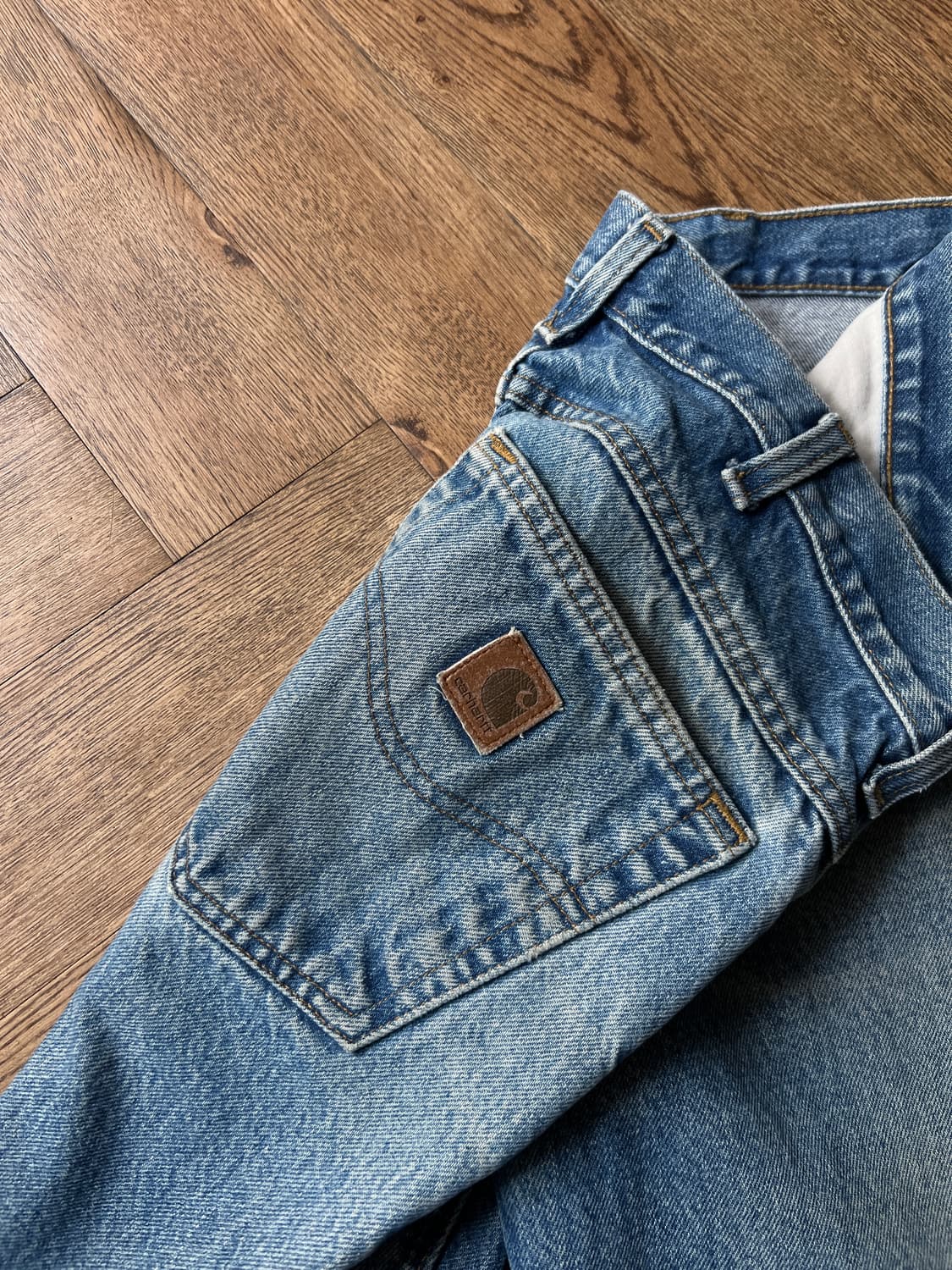 [32]칼하트 USA 빈티지 워싱 워크 데님 팬츠 상품이미지6