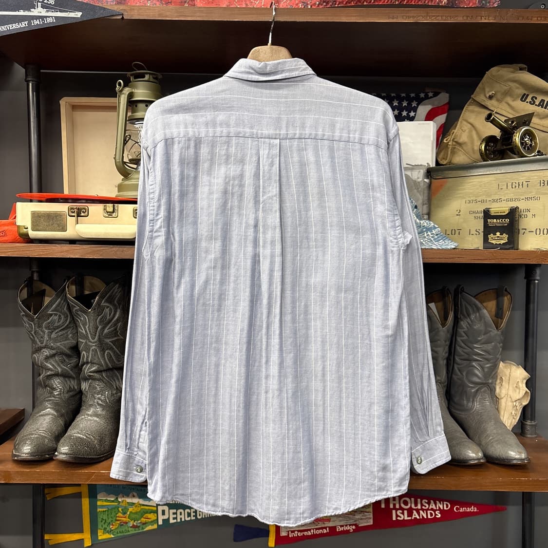 00s 파타고니아 오가닉코튼 지오매트릭 자카드 패턴셔츠 N964 상품이미지2