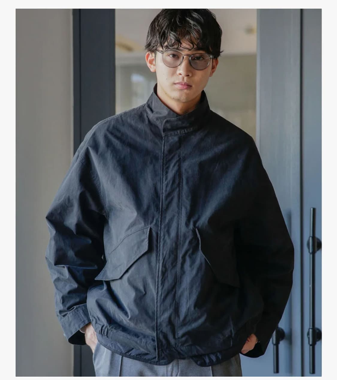 NANO UNIVERSE - 23FW MILITARY SHORT PARK 상품이미지4