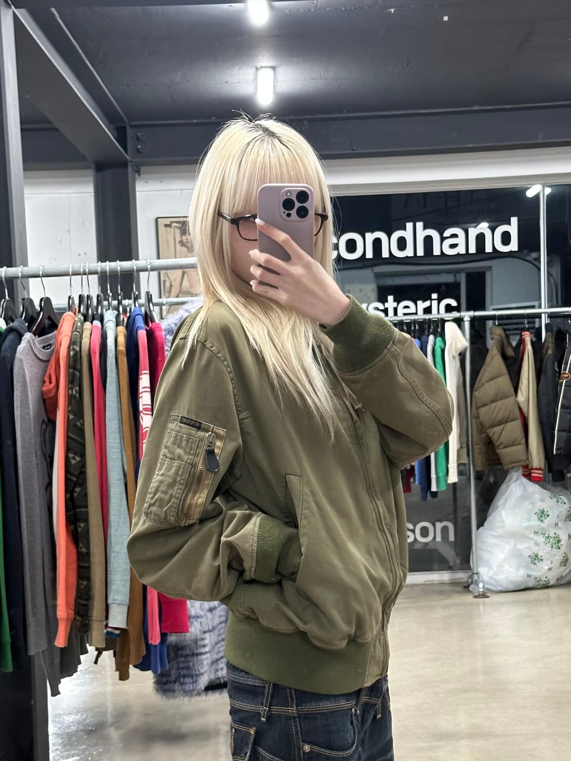 히스테릭 글래머 MA-1 봄버 자켓 상품이미지1