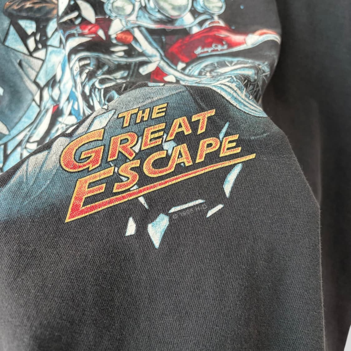 (L)90s 할리데이비슨 The Great Escape 반팔티셔츠 상품이미지6