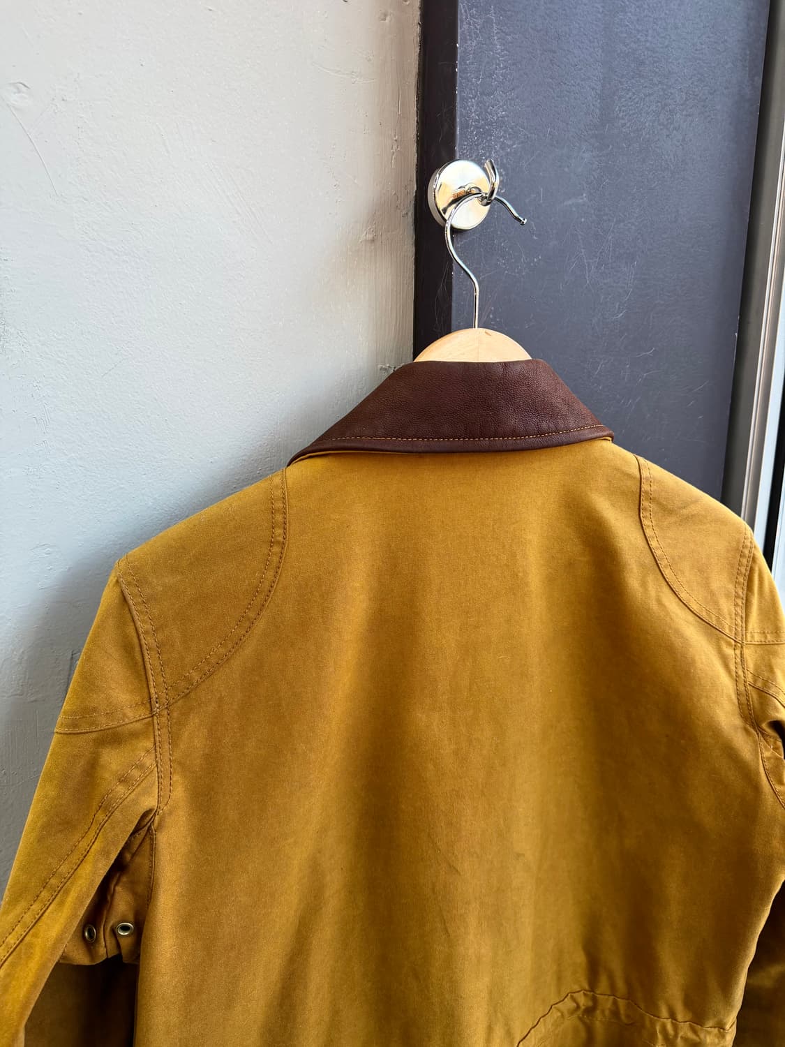 S/ 바스통 001 머스타드 왁스 자켓 상품이미지9