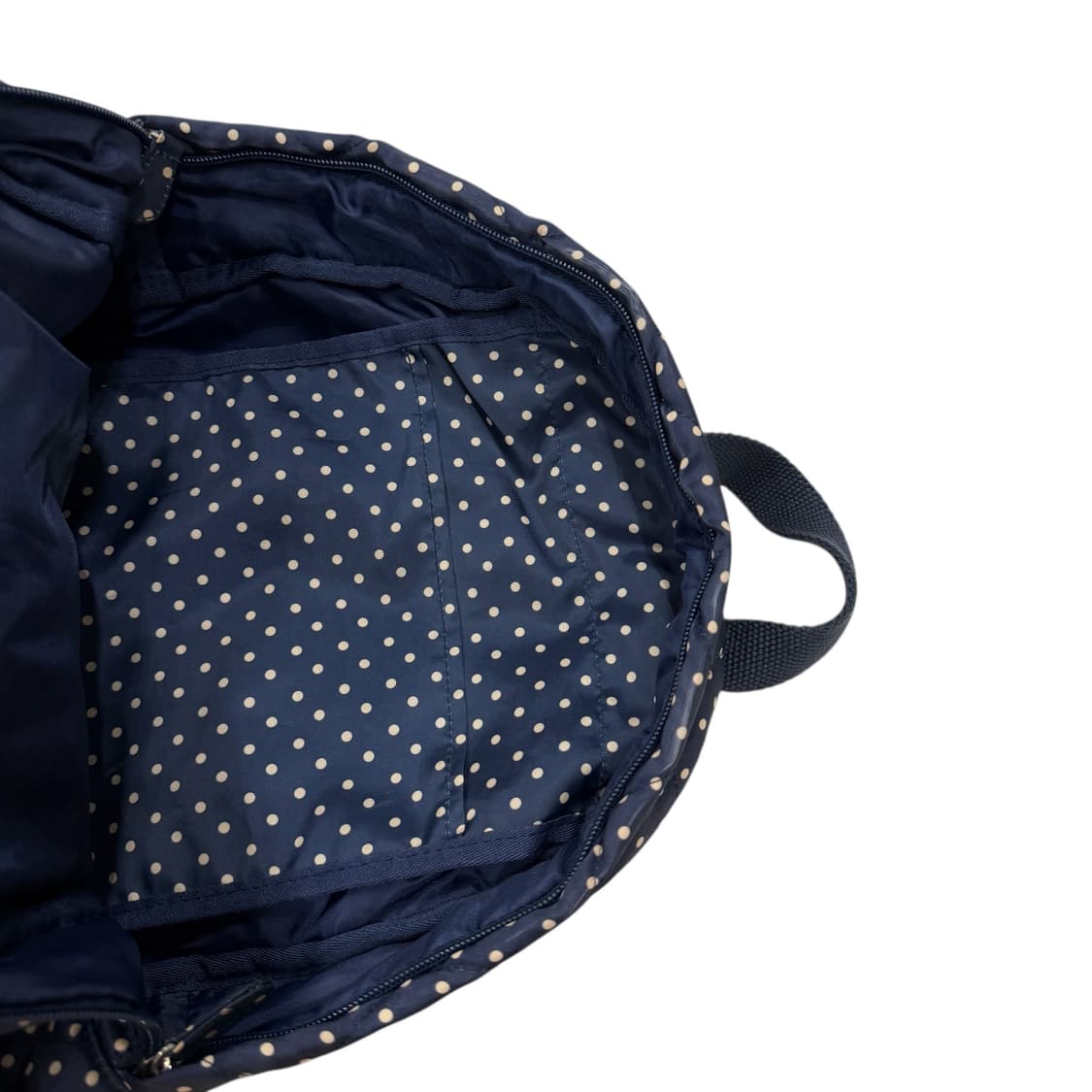 캐스키드슨 빈티지 모리걸 도트 땡땡이 패턴 백팩 가방 네이비 상품이미지3