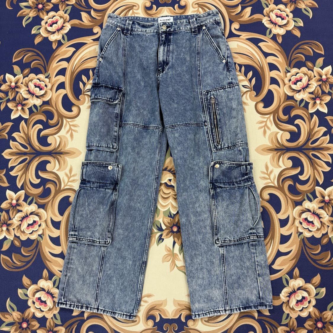 (XL)크리틱 CRITIC 카고 디테일 데님팬츠 상품이미지1