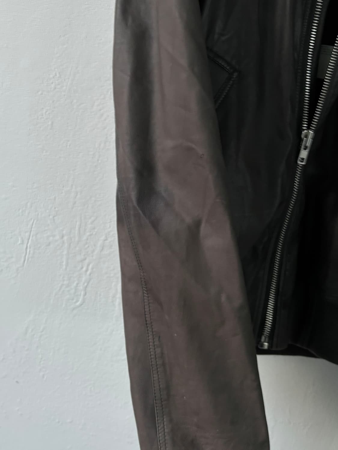 릭오웬스 레더 블루종 상품이미지9