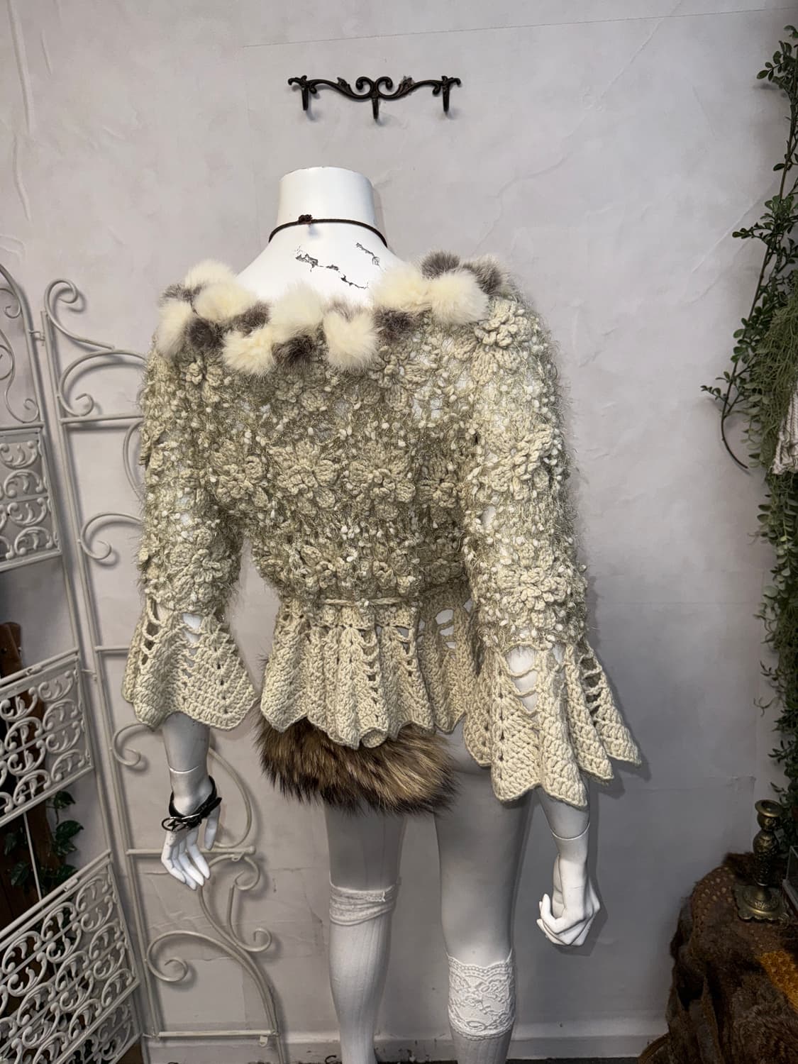 Oatmeal fairy flower crochet fur ball cd 상품이미지5