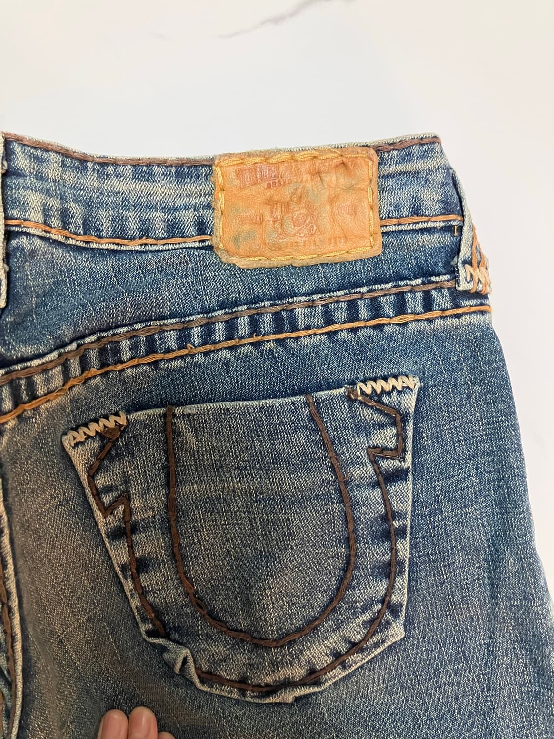 Big T 빈티지 빅티 미듐워시 로우라이즈 부츠컷 트루릴리젼 상품이미지5