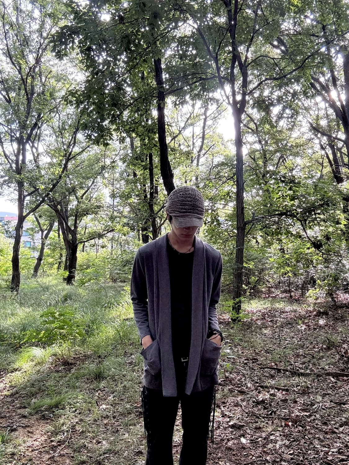 “Cutie Blonde” V-Kei Mood Grey Cardigan 상품이미지7