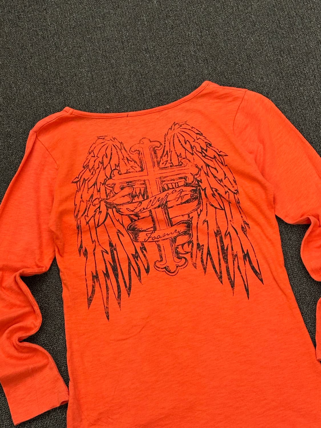 L)Japanese vintage y2k 스컬 프린팅 롱슬리브 상품이미지6