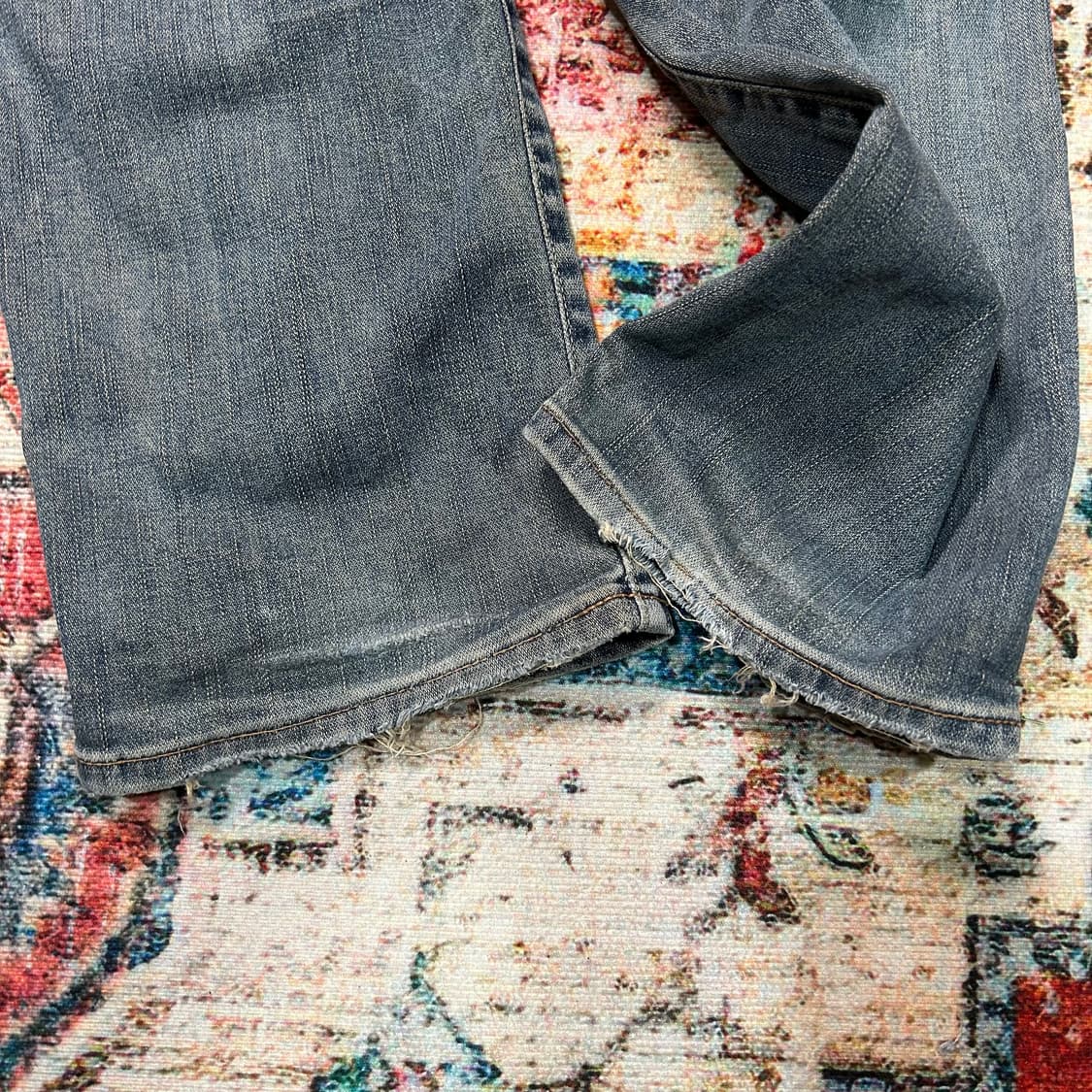 [33] 80s 밥슨 스트레이트 핏 워싱 데님팬츠 상품이미지7