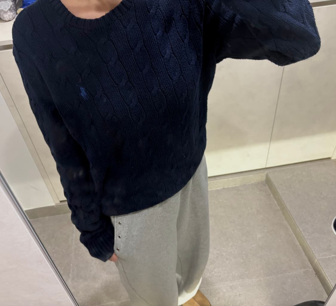 폴로 블루포니 네이비 니트💙🤍💙🤍 상품이미지1