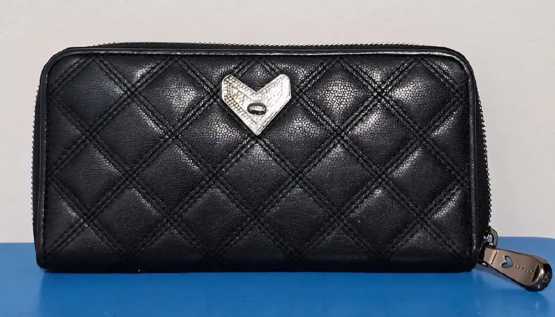 LOVCAT 양가죽 블랙 장지갑  19센티 9센티  상품이미지1