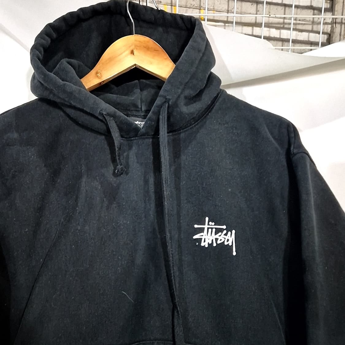 스투시 스탁로고 후드티 상품이미지4