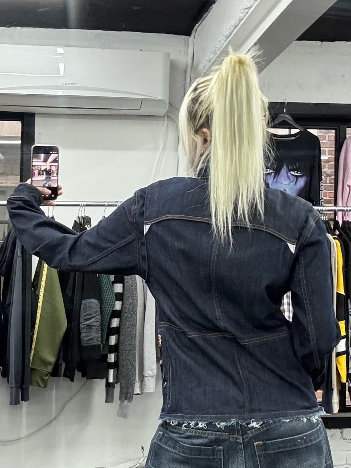 리바이스 컷팅 버튼 데님자켓 상품이미지7