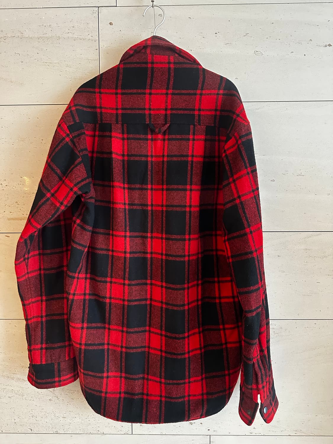 베트멍 체크 패딩 셔츠 S 상품이미지2