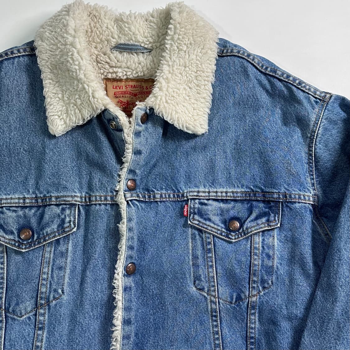 96s 리바이스 USA 쉐르파 데님 자켓   상품이미지2