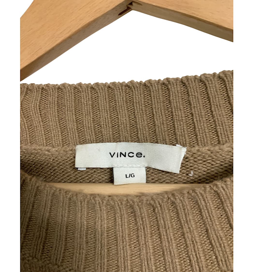 VINCE 빈스 여성 울 캐시미어 니트 L 상품이미지2
