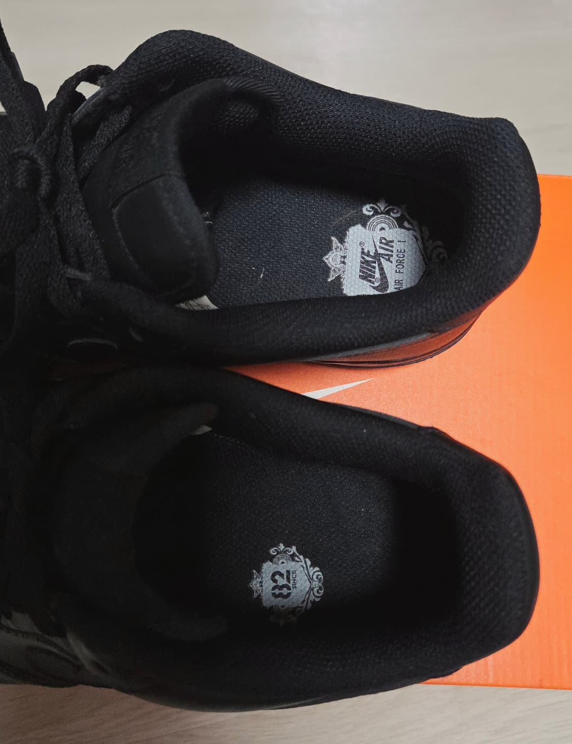 나이키 포스 로우 1 07 트리플 블랙 상품이미지6