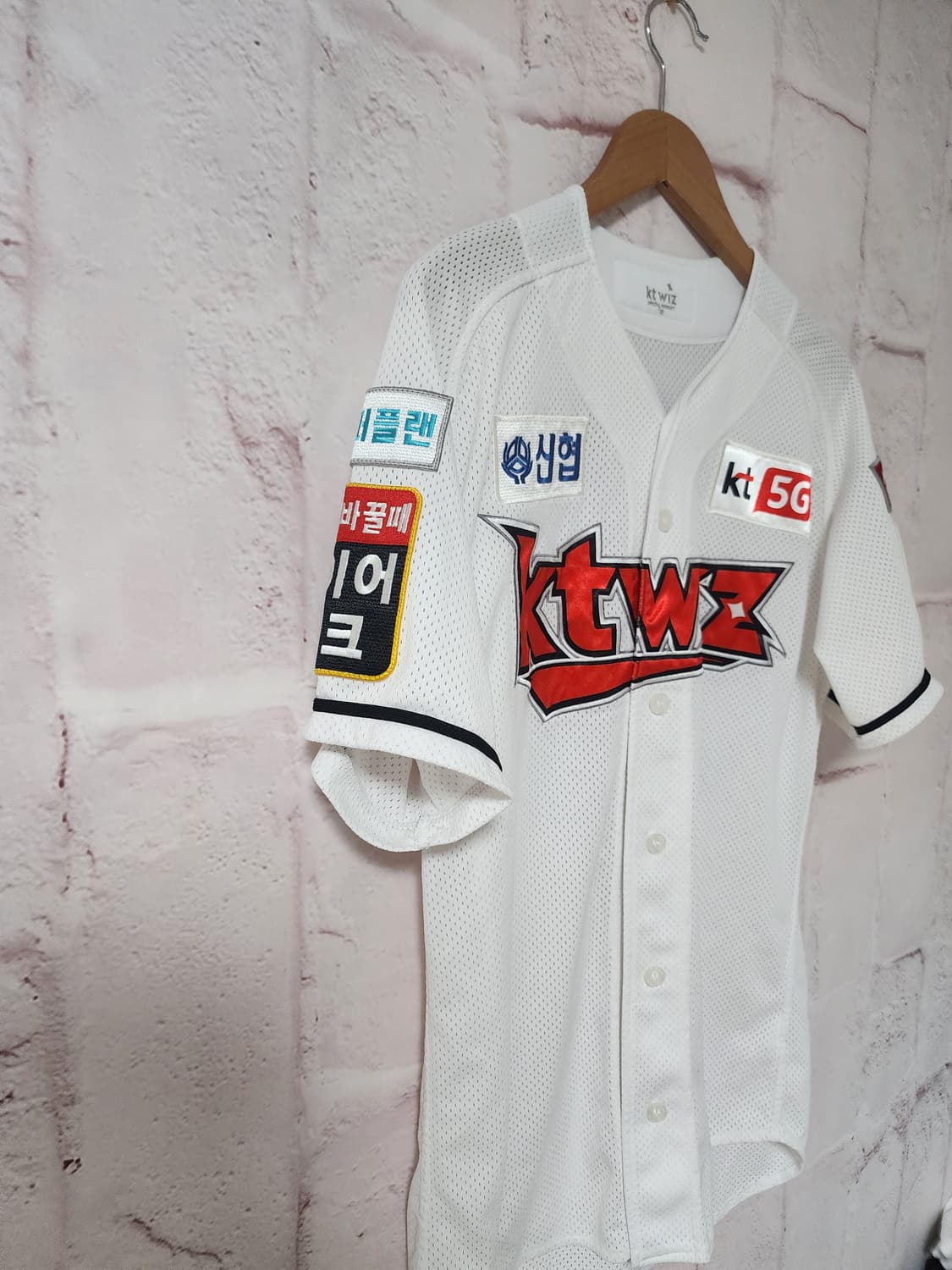 KT Wiz 강백호 화이트 유니폼 상품이미지3