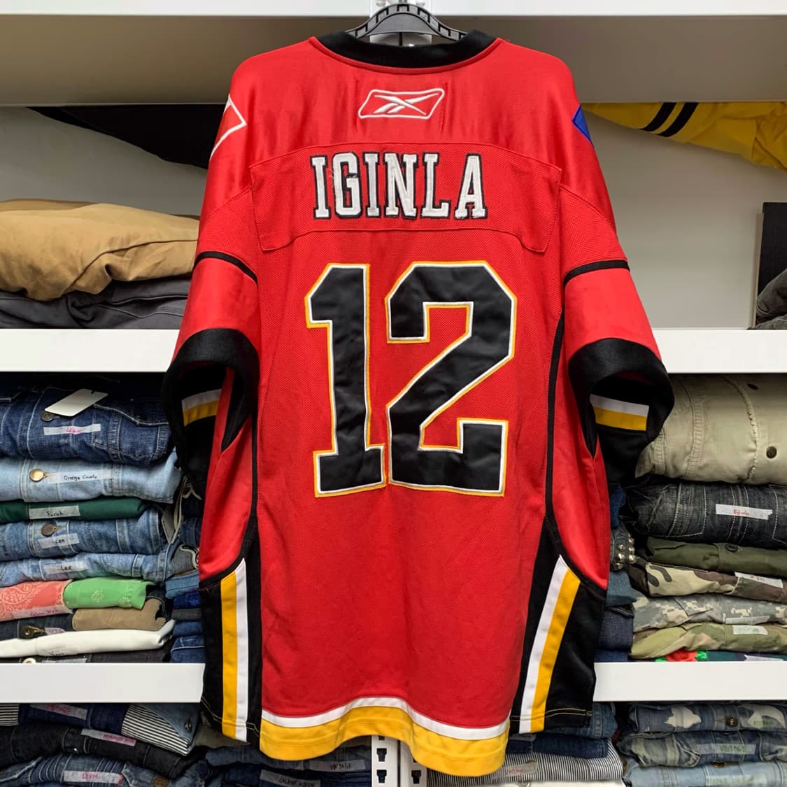[XL] 리복 CCM NHL 캘거리 플레임즈 제롬 이긴라 져지 상품이미지4
