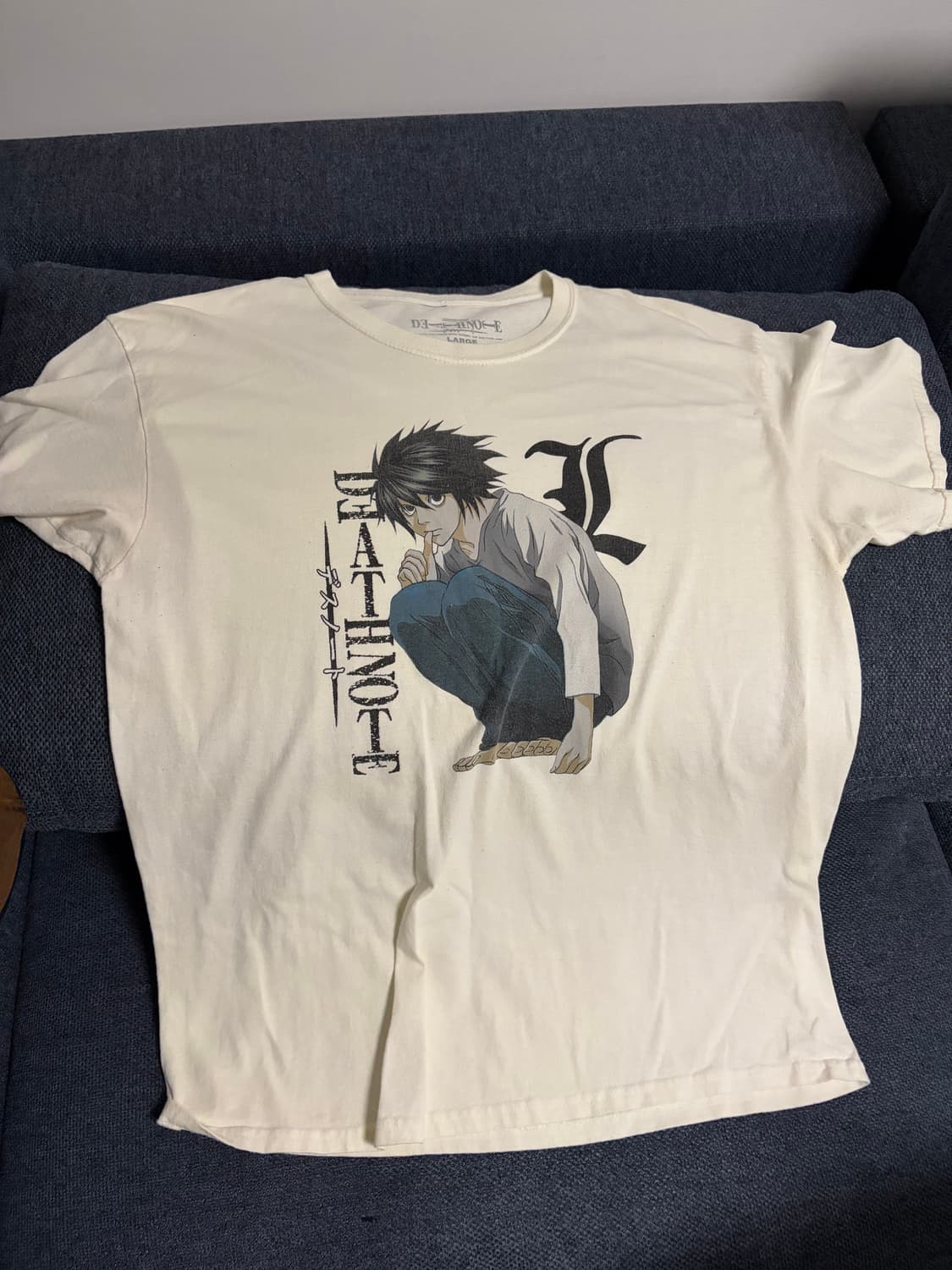 데스노트 애니메이션 빈티지 티 상품이미지1