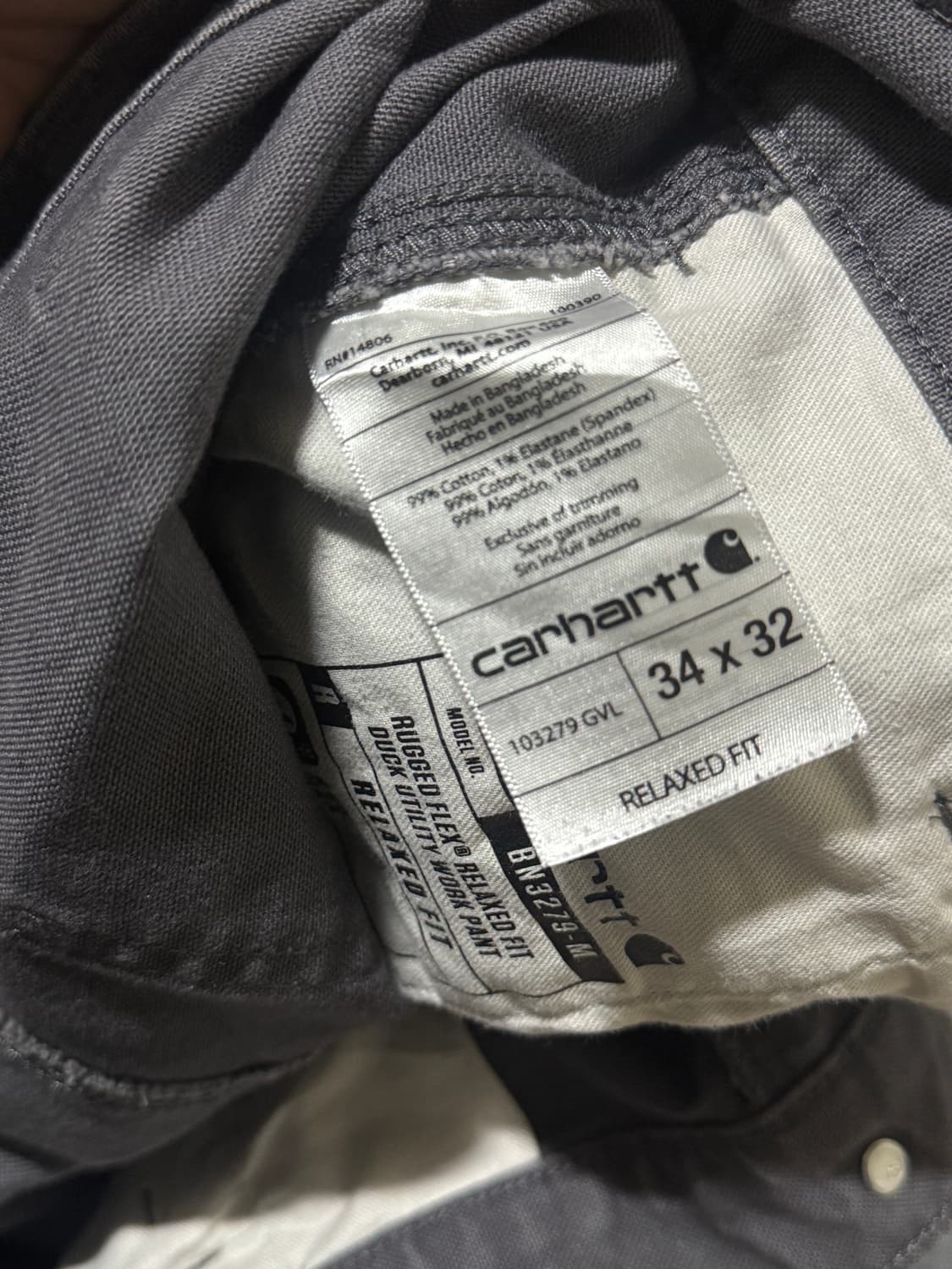 칼하트 팬츠 상품이미지3