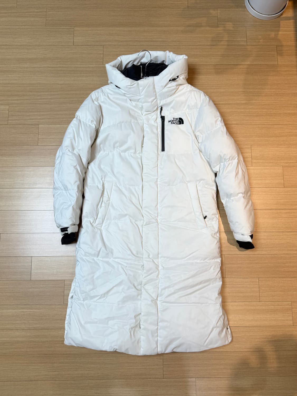 노스페이스 화이트 롱패딩 L 상품이미지1