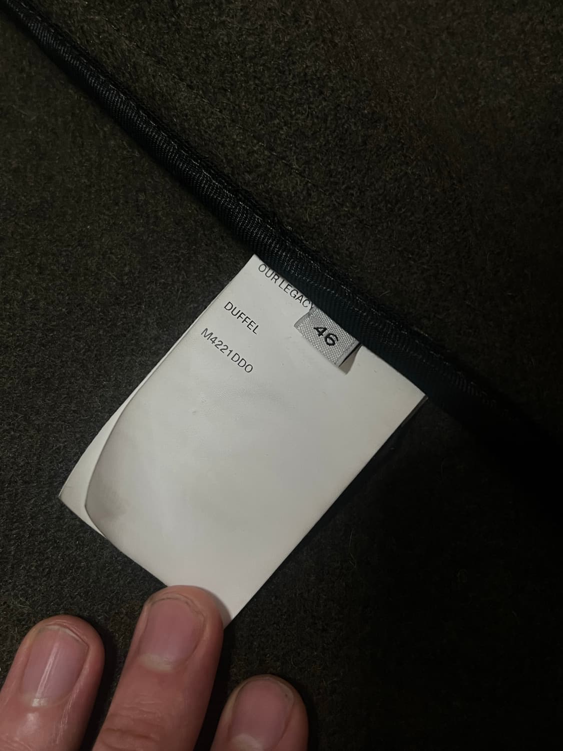 아워레가시 후드 더플코트 모스그린 상품이미지7