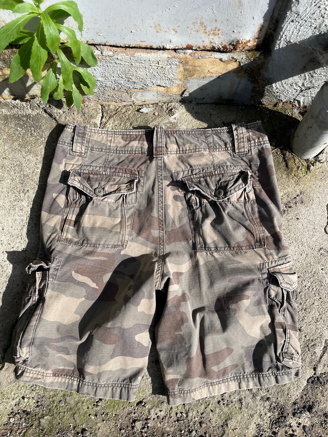 Vintage camo cargo short pants 상품이미지4