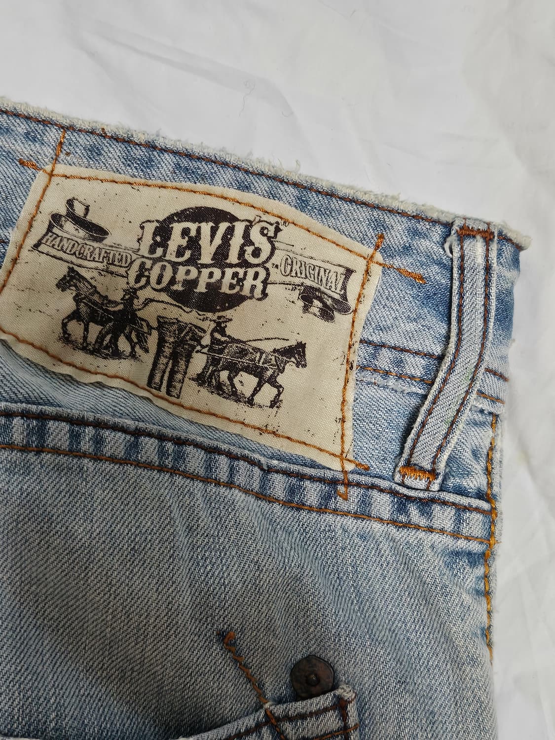 리바이스 쿠퍼스 데미지 워싱 데님 팬츠 28-29 상품이미지8