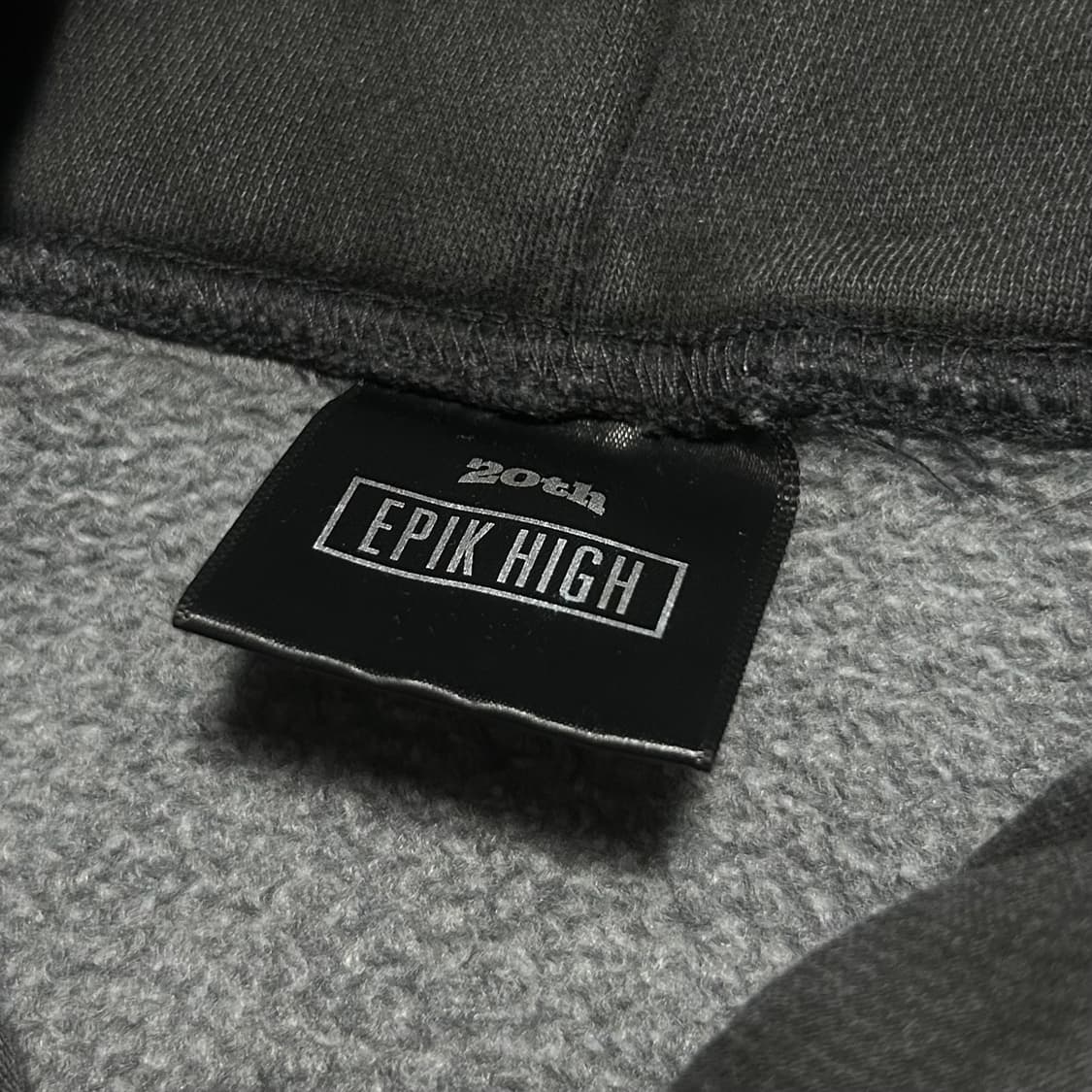 [XXL] 에픽하이 20주년 굿즈 피그먼트 후드티 상품이미지5