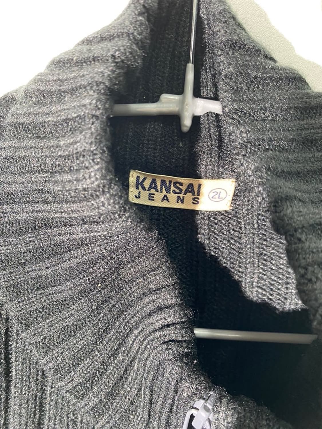 kansai jeans 니트 집업 상품이미지3