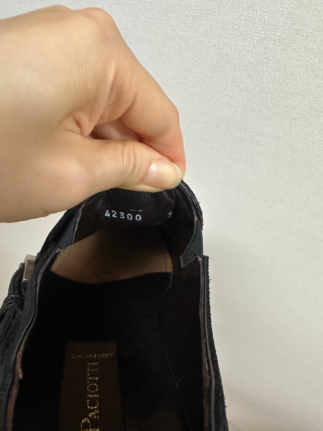 체사레 파치오티 블랙 스웨이드 로퍼 (280) 상품이미지7