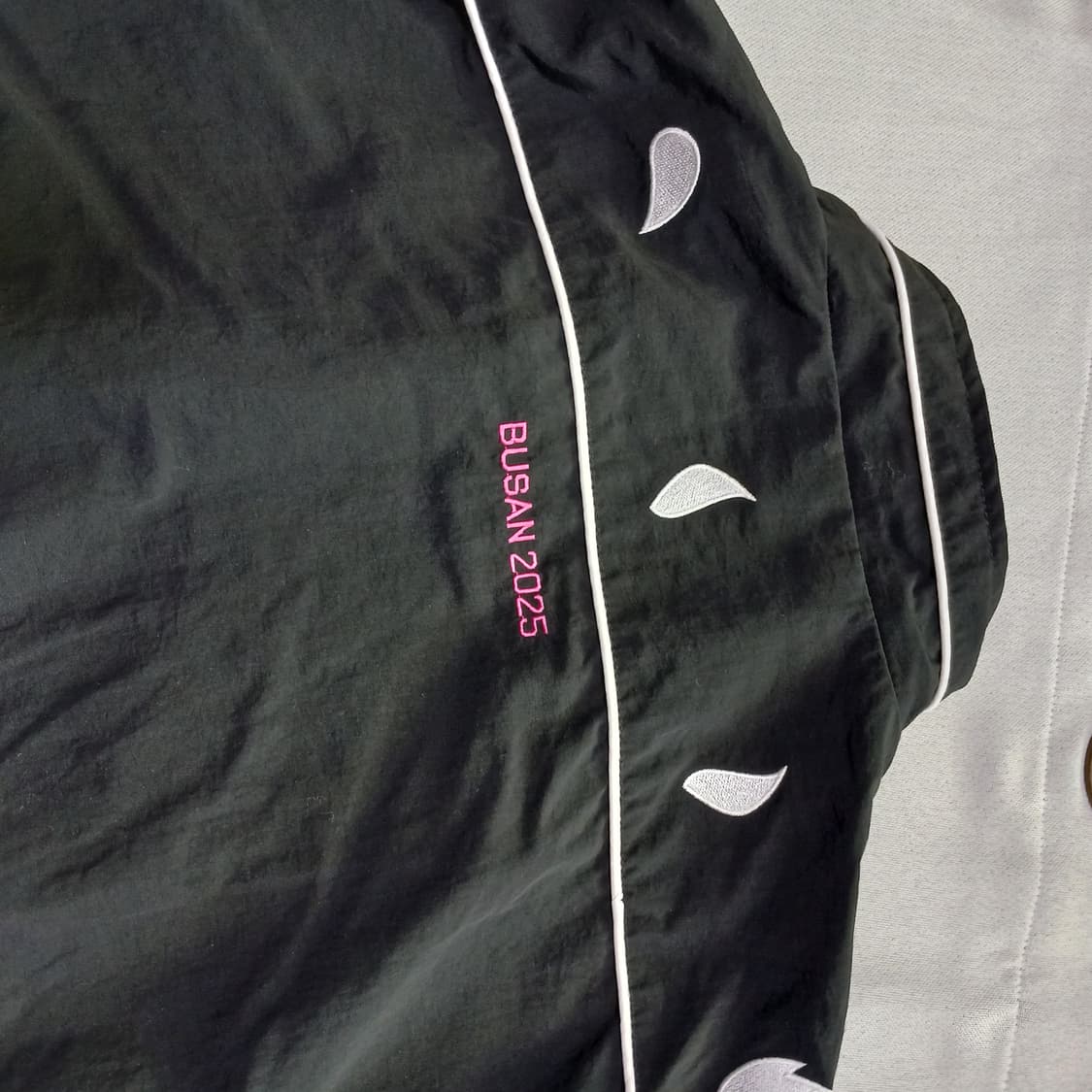 BUSAN 부산전국체전 우븐 바람막이 유니폼 자켓 근무복 상품이미지2