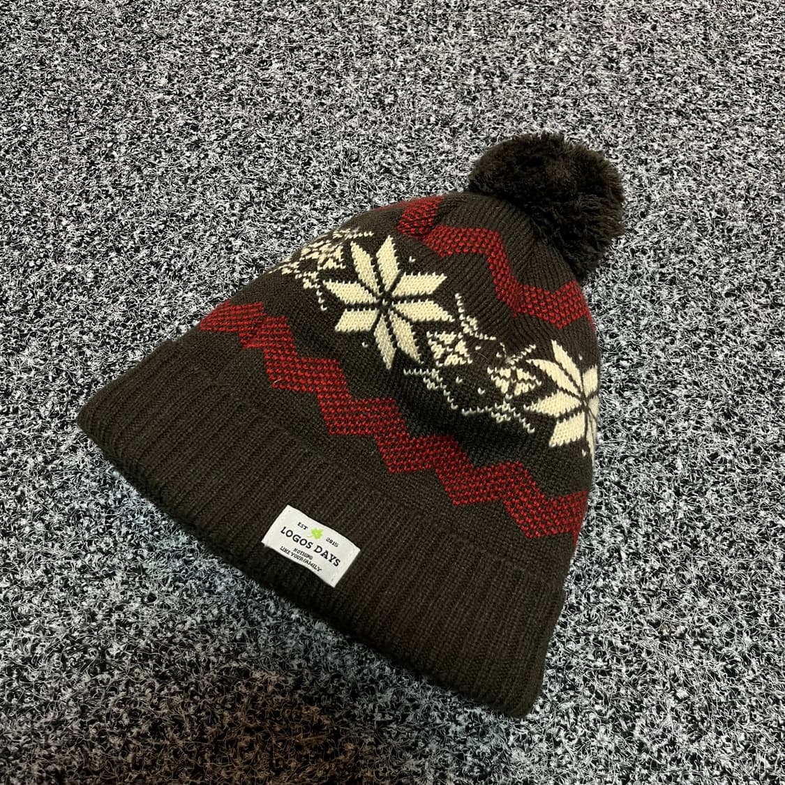 JPN 로고스 데이즈  LOGOS DAYS  털모자 비니 상품이미지1