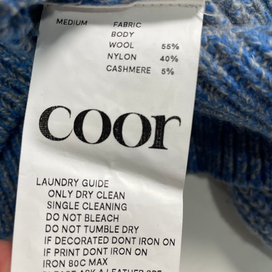 쿠어 울 니트 상품이미지6