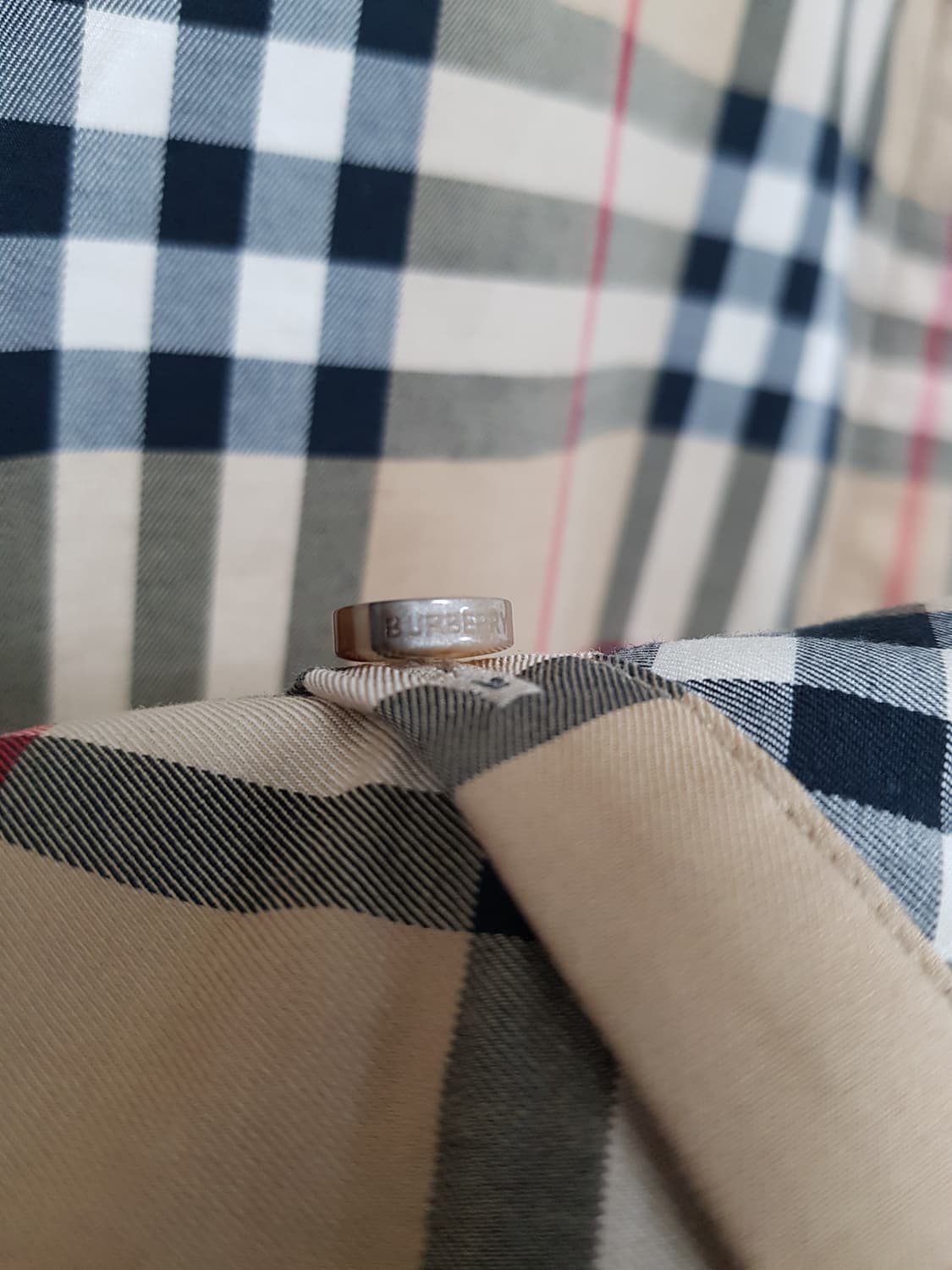 [us10/66/22년/정품] 버버리 노바체크 롤업 셔츠 상품이미지7