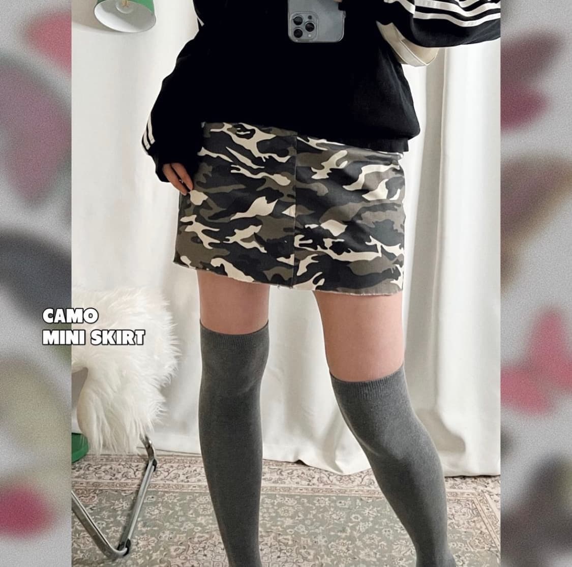 카모 미니 스커트 상품이미지2