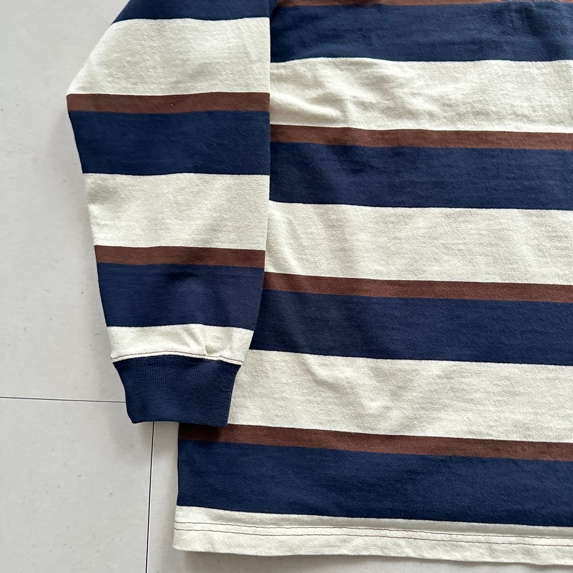 90s 폴로 랄프로렌 빈티지 스트라이프 럭비셔츠  상품이미지4