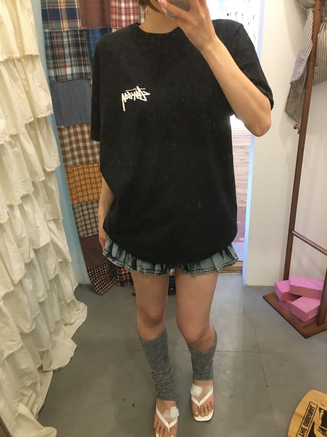 스투시 백 8볼 체인 티셔츠 상품이미지5