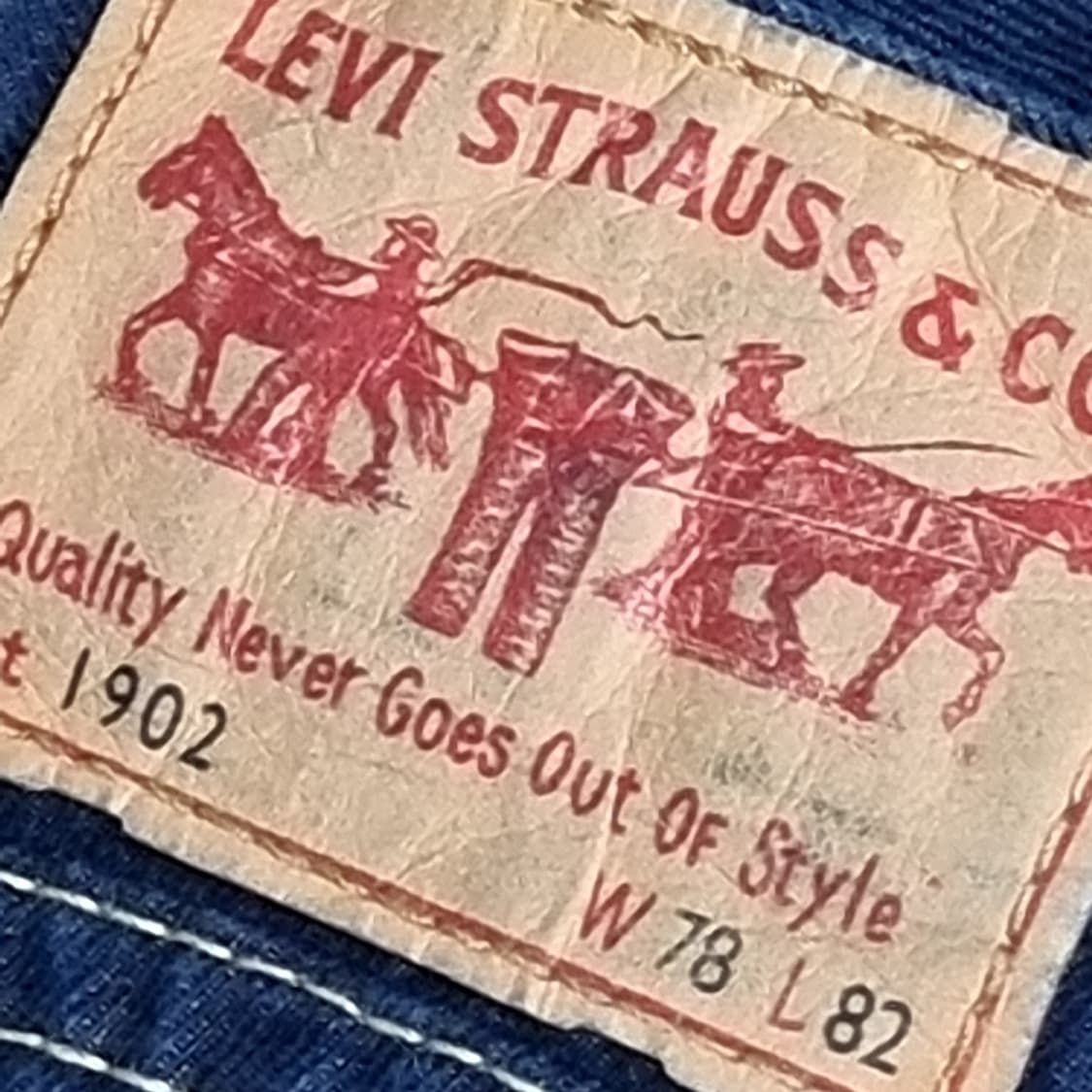 리바이스 TYPE1 데님 팬츠 새상품(78*82) 상품이미지4