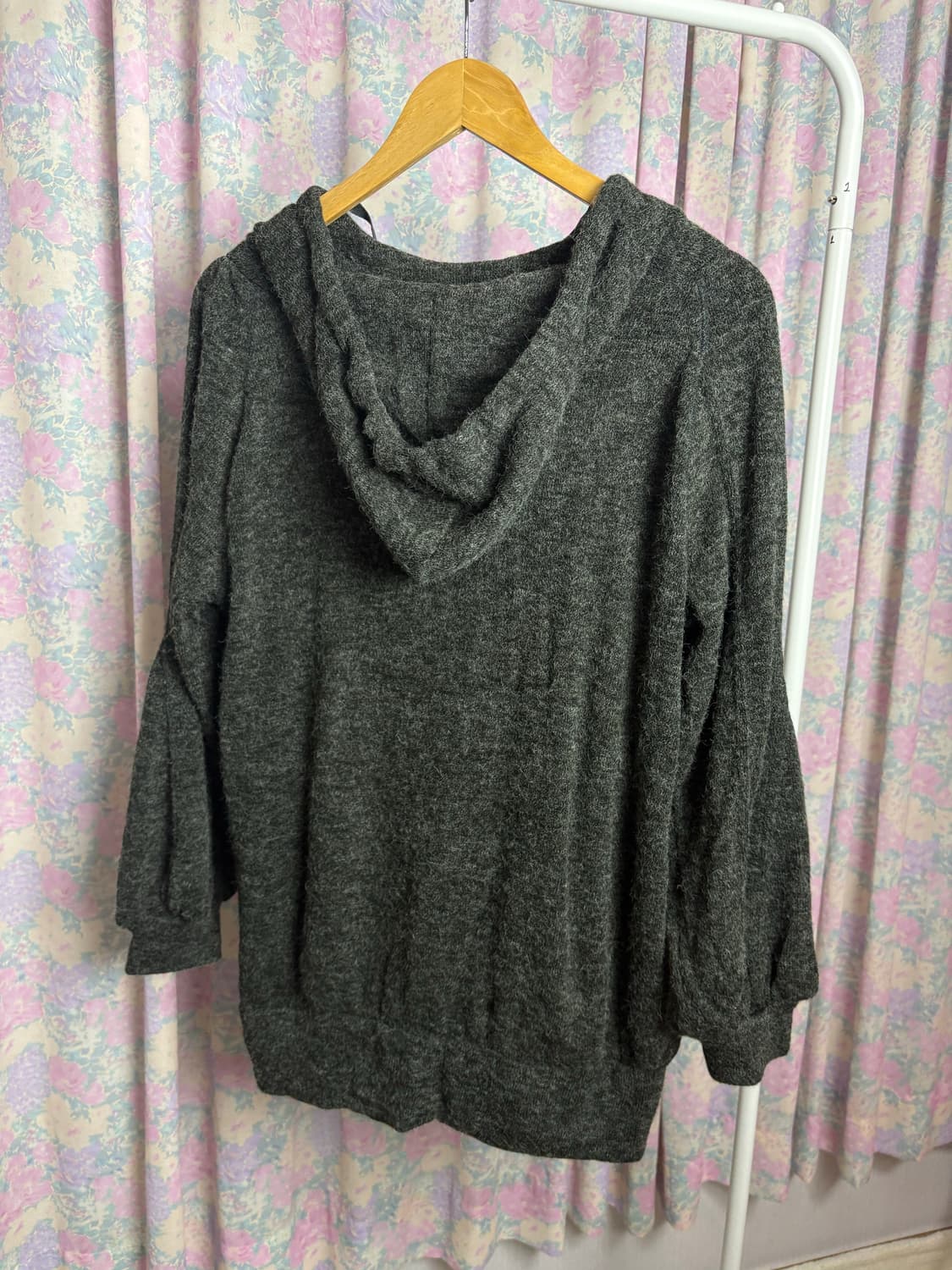 다크 카키 후드 니트  상품이미지9